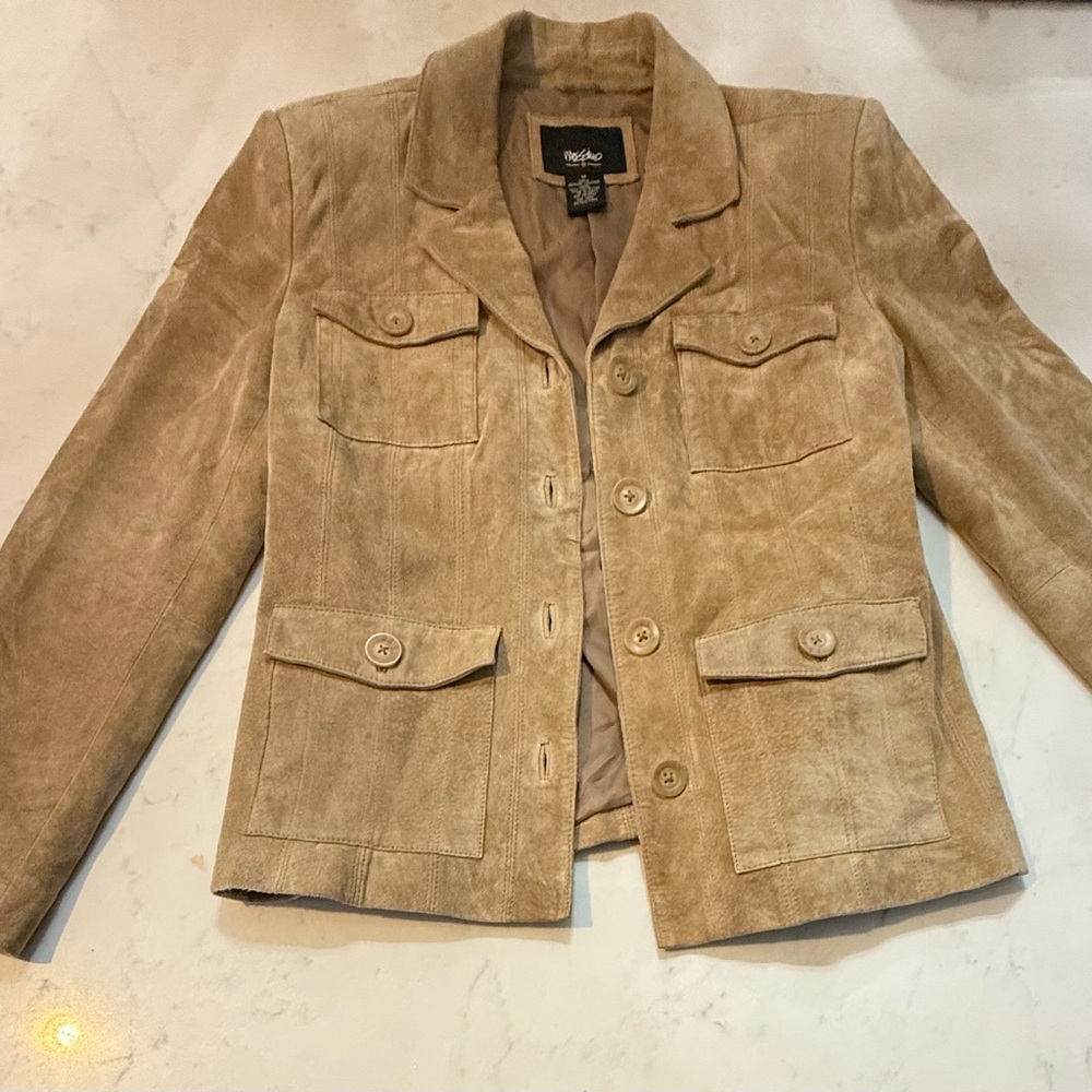 Suede Tan Jacket - Picture 6 of 6